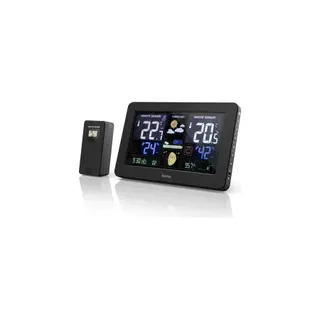 Station météo HAMA "Premium", écran couleur LED, charge USB
