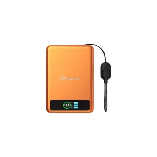 Batterie externe BMX SolidSafe 5000mAh Qi2 15W avec Écran LCD