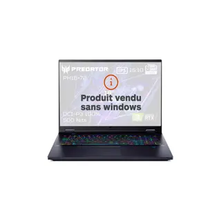 PC Gamer ACER Predator Helios 18 PH18-72-96SE Sans OS