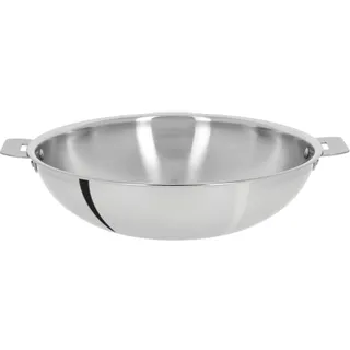 Wok CRISTEL 30cm Casteline amovible inox