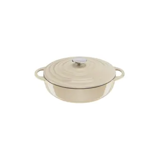 Cocotte TEFAL Fonte LOV sauteuse 28cm beige