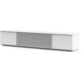 Meuble TV SONOROUS Studio STA 200 Blanc Porte metal