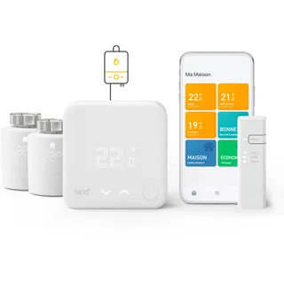 Tête thermostatique connectée TADO Thermostat V3+ Filaire et 2 Tetes termos