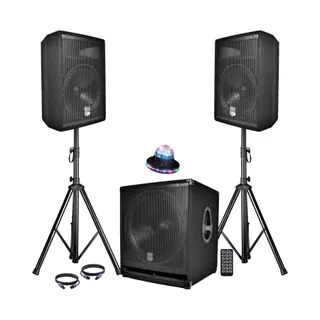 Pack sono BM SONIC BMS1812 USB/Bluetooth 2400W  Sub 18" + 2