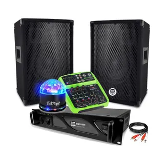 Pack sono BM SONIC Pack Sonorisation 2 enceintes BMS08  amp