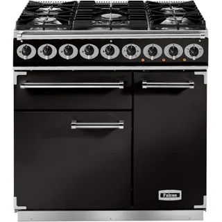 Piano de cuisson gaz FALCON Semi Pro DELUXE 90 NOIR CHROME