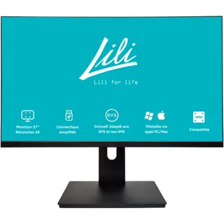Ecran PC LILI FOR LIFE 2K27 27" IPS 2K 75 Hz