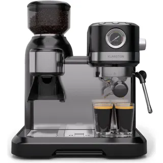 Machine à expresso KLARSTEIN Bella Vintage Broyeur 19 bars 1550 W