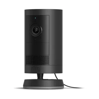 Caméra de surveillance RING Cam Plus - Plug-in - Noire