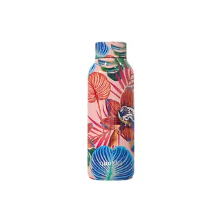 Bouteille isotherme QUOKKA 510 ml à Double Paroi Fleurs Tropicales