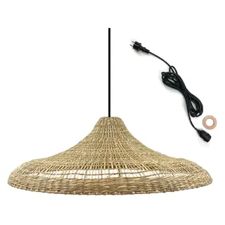 Suspension LUMISKY ABAT-JOUR FREYA LARGE en herbes marines
