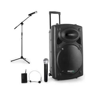Enceinte sono IBIZA Enceinte sur batterie mobile 800W USB Bl