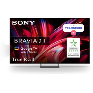 TV RGB SONY 75 BRAVIA 9 II (2026) 75" (189 cm) 4K - True RGB (ultra lumineux), 120Hz, Google TV, anti-reflet