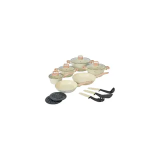 Batterie de cuisine HERZBERG HGWDBEJ15-BEI