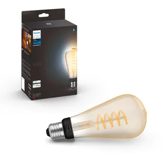Ampoule LED connectée PHILIPS HUE E27 White Ambiance Giant Filament