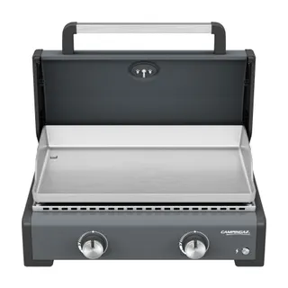 Plancha gaz CAMPINGAZ SIGMA 2 PRO 2 brûlreurs avec couvercle de cuisson à poser , 58x36 cm