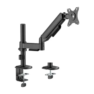Pied TV KIMEX Support écran PC 17-32", avec mât, Noir