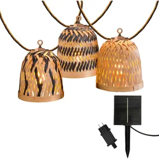 Guirlande lumineuse extérieur LUMISKY Guirlande solaire LINA HYBRID 10 ampoule