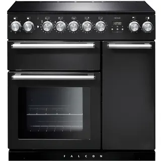 Piano de cuisson induction FALCON NEXUS 90 CHARBON Mat satiné CHROME