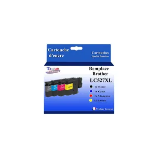 Cartouche d'encre T3AZUR pour Brother MFCJ4550DW MFCJ6960DW(x4)