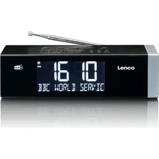 Radio réveil LENCO CR-640BK