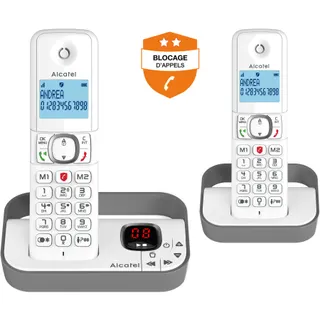 Téléphone sans fil ALCATEL F860 Voice duo grey