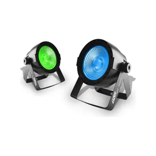 Jeu de lumières PUR LIGHT 2 Jeux de lumi PAR à LED 1x30W 3en1 RGB