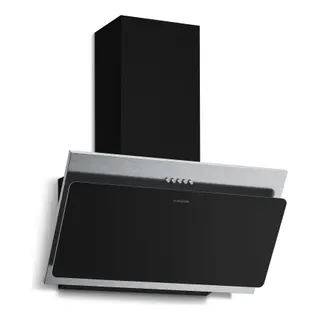Hotte décorative murale inclinée KLARSTEIN Alessia 60cm 404 m³/h CEE A++ 51 dB Inox