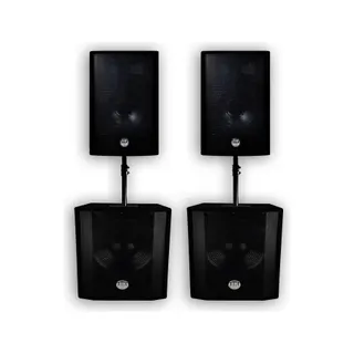 Pack sono BM SONIC Pack BMS-181812 Sonorisation 3000W Caiss