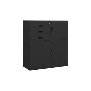 Armoire HELLOSHOP26 Armoire de bureau avec étagère réglable
