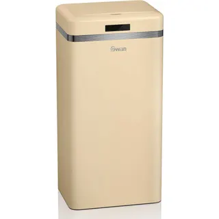 Poubelle de cuisine automatique SWAN SWKA4500CNEU Retro Poubelle, Métal, 45 L