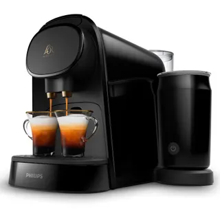 Cafetière à dosette PHILIPS LM8014/60 L'Or Barista Original Noire avec mousseur