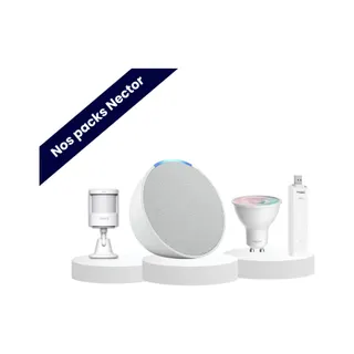 Alarme maison NECTOR Pack simulation de présence avec Echo