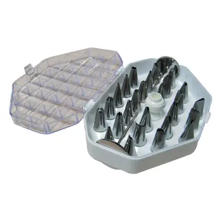 Douille à pâtisserie DE BUYER coffrets inox et adaptateur 2114.20