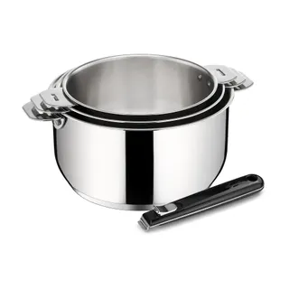 Batterie de cuisine LAGOSTINA SALVASPAZIO 4pcs casseroles 16/18/20cm