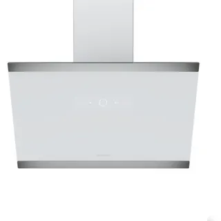Hotte décorative murale inclinée KLARSTEIN FlashLine A++ 524 m³/h LED 100 W Blanc