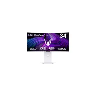 Ecran PC Gamer LG 34GX90SA-W 34" Incurvé WQHD 240Hz OLED HDR True Black 400 HDMI 2.1 AMD FreeSync & G-Sync