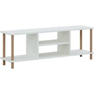 Meuble TV HELLOSHOP26 Meuble TV avec espace de rangement 43 x