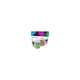Jeu de lumières IBIZA 2Mini Jeux lumière effet Derby LED RVBB