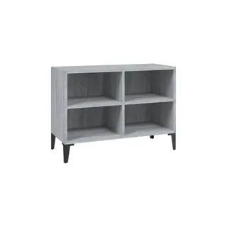 Meuble TV HELLOSHOP26 Meuble TV avec 4 compartiments moderne s