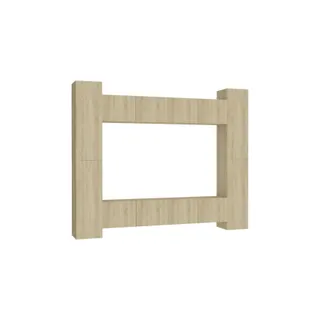 Meuble TV HELLOSHOP26 Ensemble de meubles armoire buffet TV té