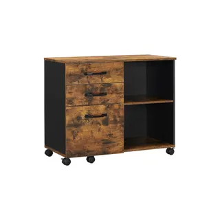 Armoire HELLOSHOP26 Caisson 3 tiroirs meuble rangement burea