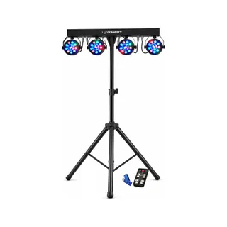 Jeu de lumières LYTEQUEST Pack EOS PAR ASTRO DMX 18 Prog 2 Sacs US