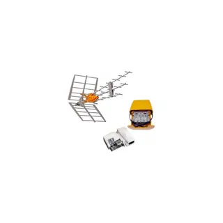 Antenne extérieure TELEVES Pack Antenne Rateau Tnt Dat Hd Boss Uhf