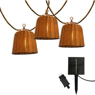 Guirlande lumineuse extérieur LUMISKY Guirlande solaire FORMENTERA HYBRID 10 a