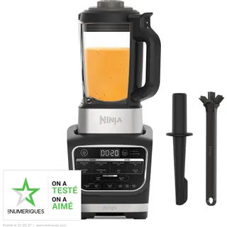 Blender chauffant NINJA Foodi 2-en-1 HB150EU- Bol Verre Thermoresist - 1.7L