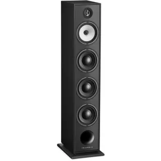 Enceinte colonne TRIANGLE Borea BR09 noire (x1) + Enceinte bibliothèque TRIANGLE Borea BR03 noire + Enceinte centrale TRIANGLE BRC1