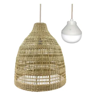 Suspension nomade LUMISKY Suspension FREYA LONG NOMAD en herbe mar