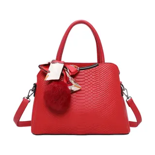 Sac bandoulière GALLANTRY pour Femme Effet Serpent avec Foulard