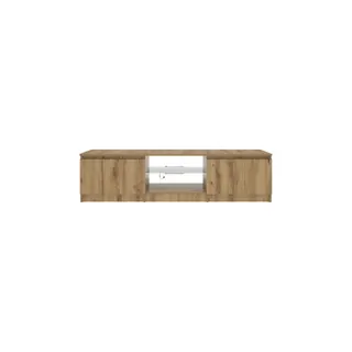 Meuble TV HELLOSHOP26 Meuble TV flottant design moderne 140 x